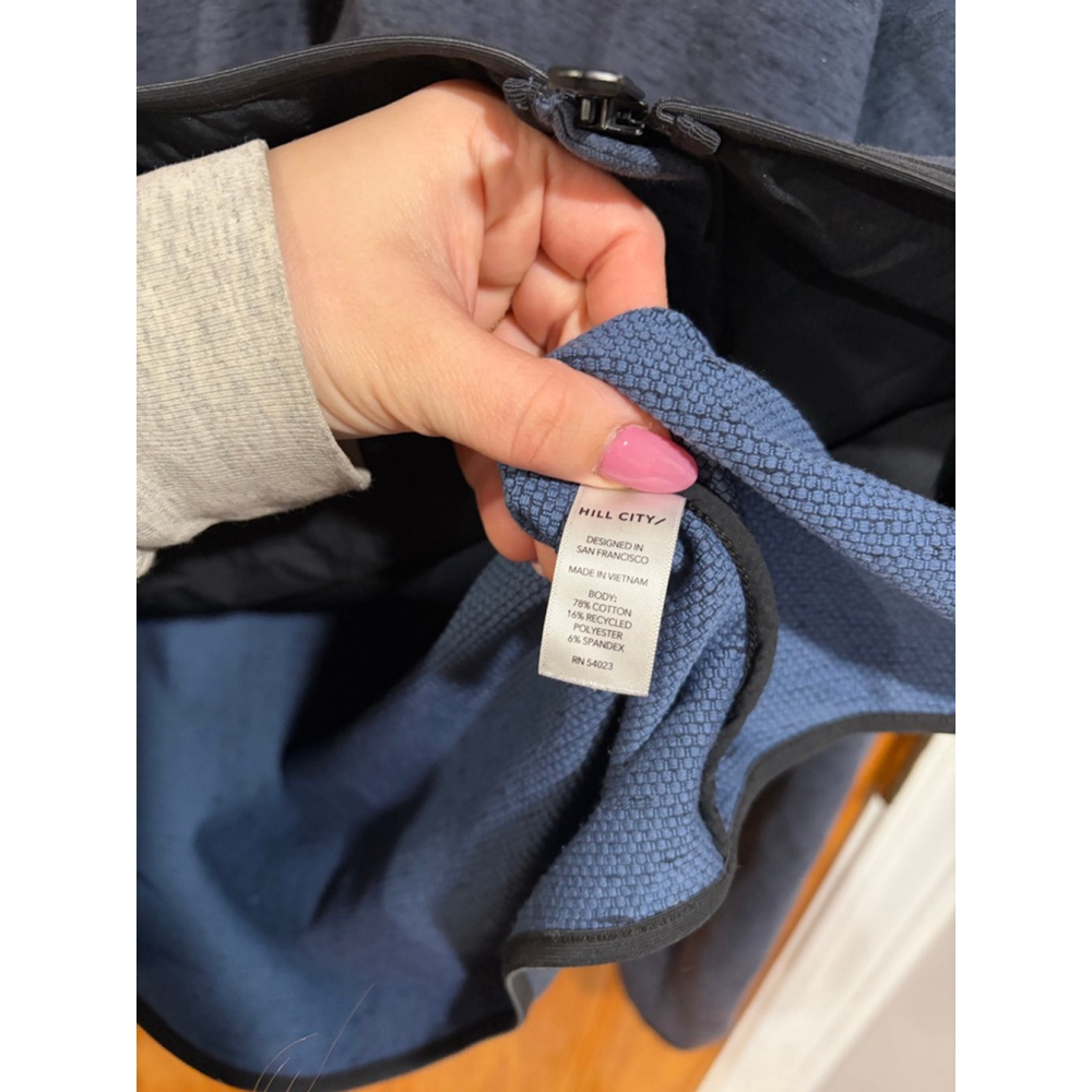 Hill City Full Zip Jacket Performance Athletic Bl… - image 4